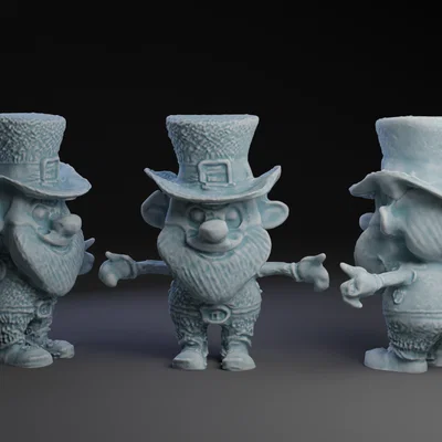 Mô hình Leprechaun trang trí ngày lễ Thánh Patrick - STL file