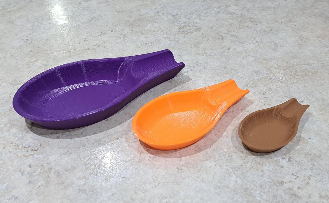 Bộ khay gác muỗng 3D tiện lợi cho nhà bếp (Spoon Rest Set) - Thumbnail 5