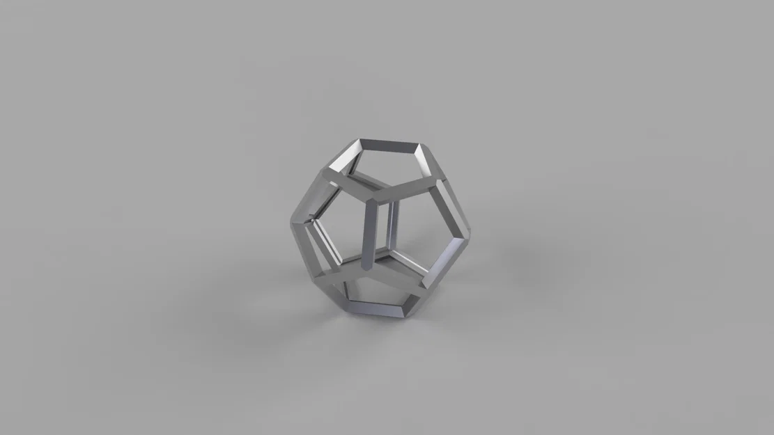 Mô hình Dodecahedron kiểm tra khả năng in với vật liệu hỗ trợ tan - Image 2