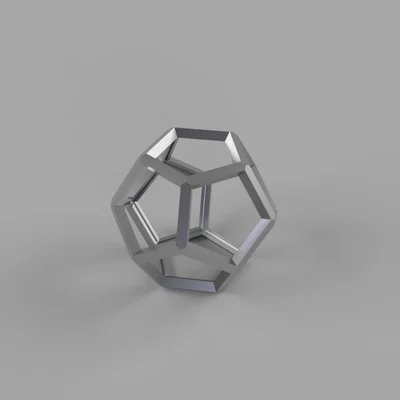 Mô hình Dodecahedron kiểm tra khả năng in với vật liệu hỗ trợ tan