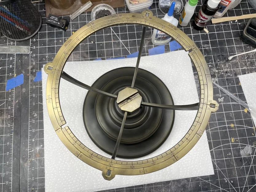 Armillary Sphere (Thiên cầu vòng) – Mô hình lắp ráp in 3D - Image 2