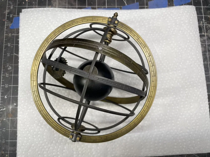 Armillary Sphere (Thiên cầu vòng) – Mô hình lắp ráp in 3D - Image 3