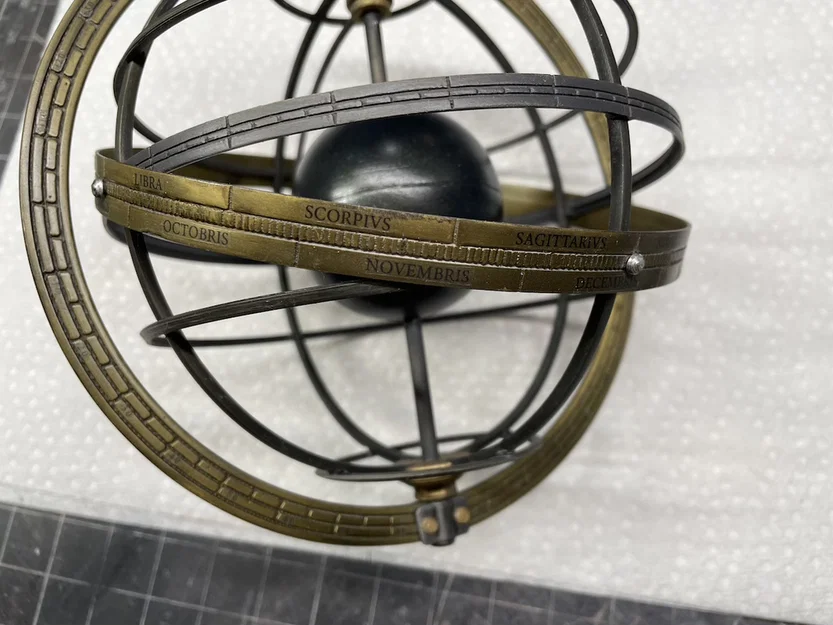 Armillary Sphere (Thiên cầu vòng) – Mô hình lắp ráp in 3D - Image 4
