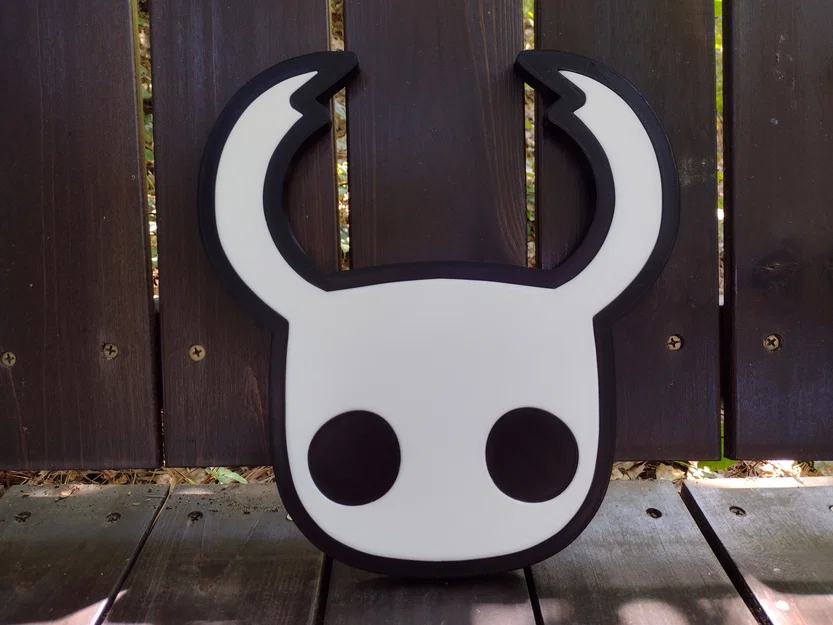 Bảng Treo Tường Hollow Knight (The Knight) – Sign 2 Mảnh - Image 1