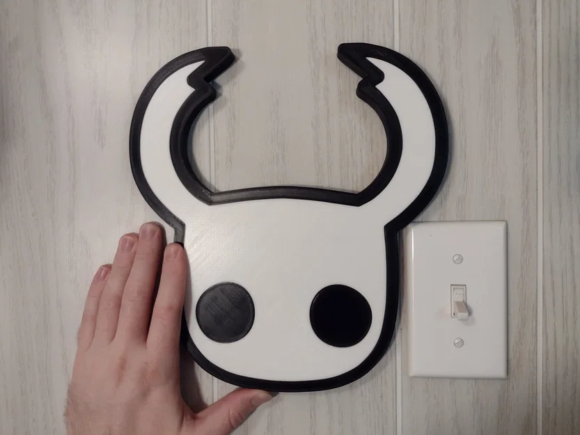 Bảng Treo Tường Hollow Knight (The Knight) – Sign 2 Mảnh - Image 6