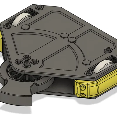 Robot chiến đấu Antweight 1lb (in 3D)
