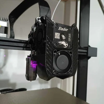 Ender3 V3 SE shroud dual 4010 cho K1/KE hotend