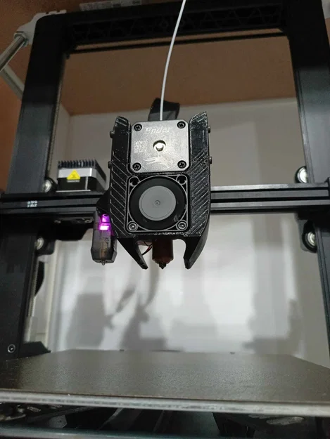 Ender3 V3 SE shroud dual 4010 cho K1/KE hotend - Image 2
