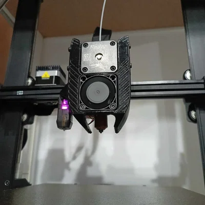 Ender3 V3 SE shroud dual 4010 cho K1/KE hotend