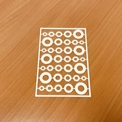 Bộ vòng đệm long đền M3-M8 dạng thẻ in 3D tiện lợi