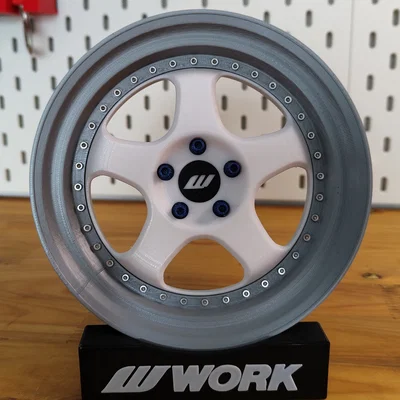 Mâm Work Meister S1 AE52 Wheels (JDM 3 mảnh) - File 3D