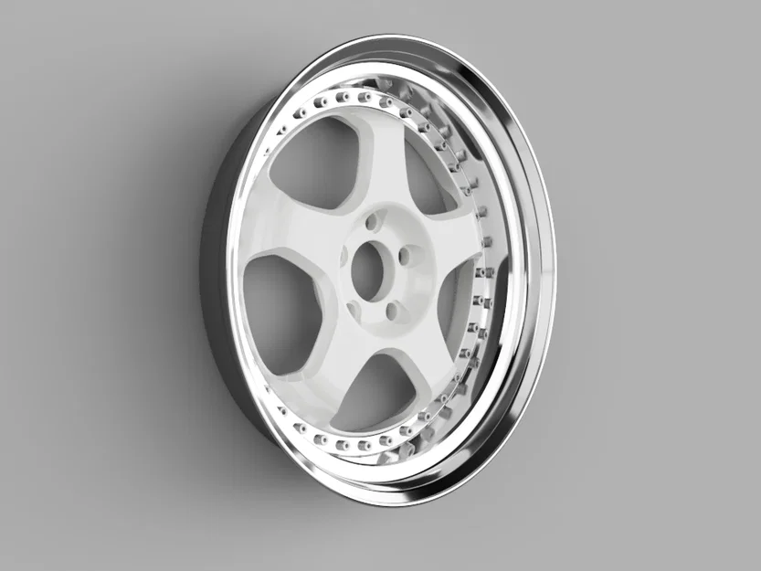 Mâm Work Meister S1 AE52 Wheels (JDM 3 mảnh) - File 3D - Image 2