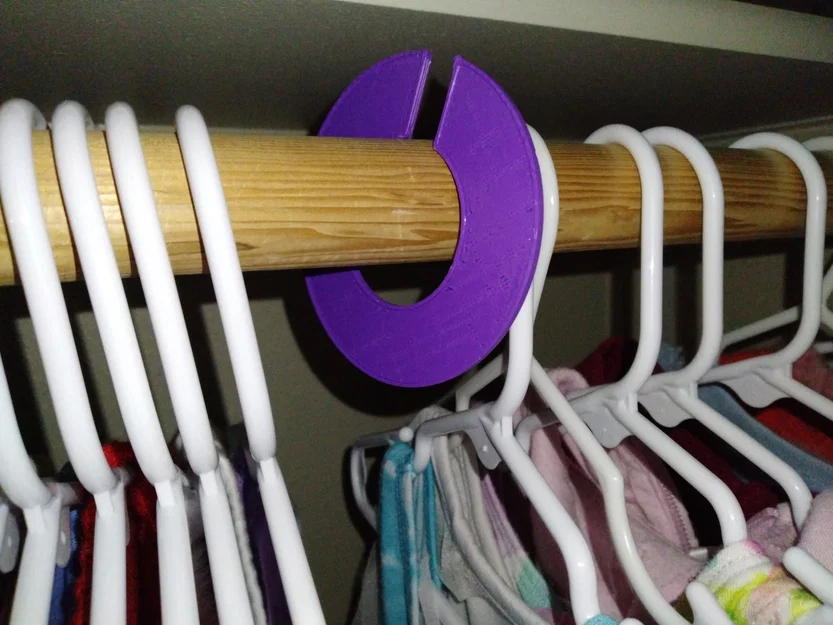 Vòng chia ngăn tủ quần áo (Closet Divider) - Giải pháp sắp xếp tủ đồ - Image 1