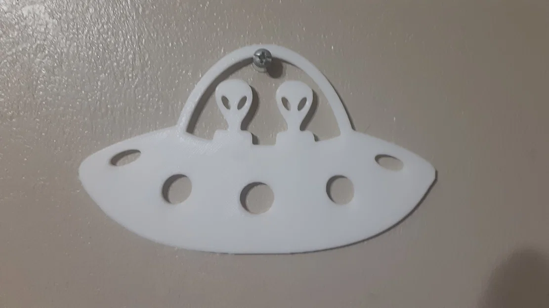 Mô hình trang trí đĩa bay UFO 3D - Phụ kiện decor độc đáo - Image 1