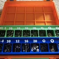 Khay Gridfinity 5(8)x1 tiết kiệm chỗ cho ốc M4/M5, đai ốc, washer, lock - Thumbnail 1