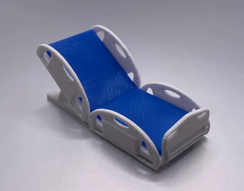 Mô hình giường bệnh viện thu nhỏ (Mini Hospital Bed) in 3D tinh xảo - Image 1