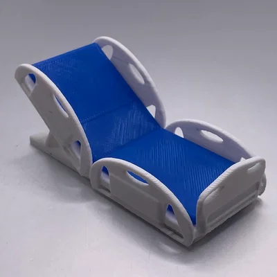 Mô hình giường bệnh viện thu nhỏ (Mini Hospital Bed) in 3D tinh xảo