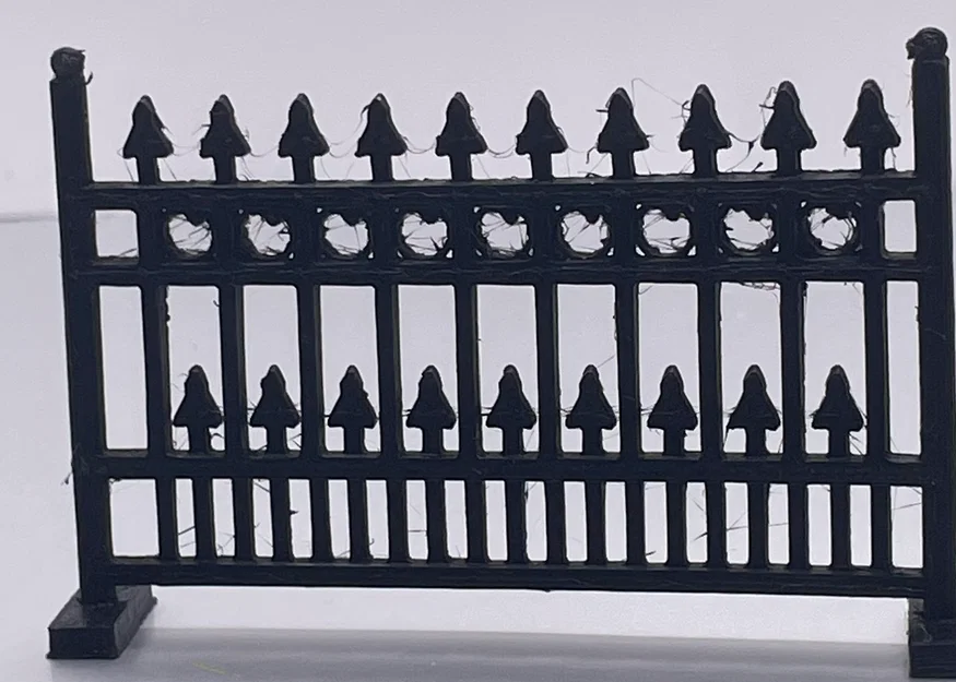 Mô hình hàng rào Spooky Gate ma mị trang trí tiểu cảnh 3D - Image 1