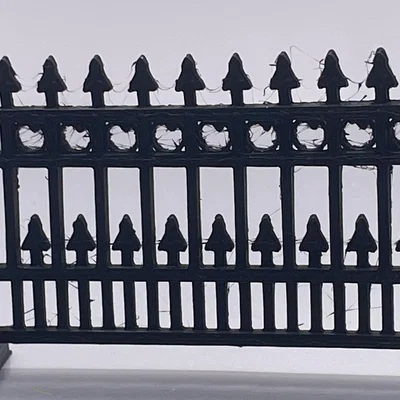 Mô hình hàng rào Spooky Gate ma mị trang trí tiểu cảnh 3D