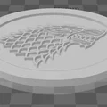 Bộ lót ly huy hiệu các Nhà Game Of Thrones (House Sigil Coasters) - Thumbnail 1