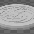 Bộ lót ly huy hiệu các Nhà Game Of Thrones (House Sigil Coasters) - Thumbnail 9