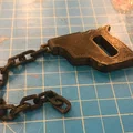 Móc khóa cưa xích 3D (Chainsaw Keychain) - Món quà đầy hài hước - Thumbnail 1