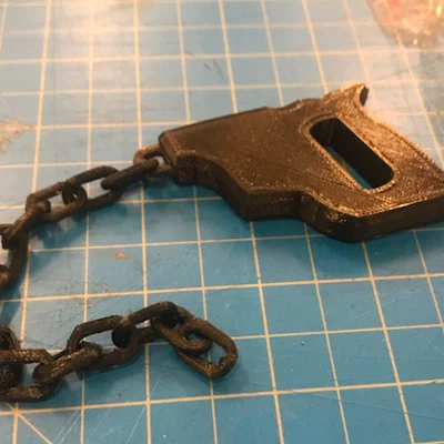 Móc khóa cưa xích 3D (Chainsaw Keychain) - Món quà đầy hài hước