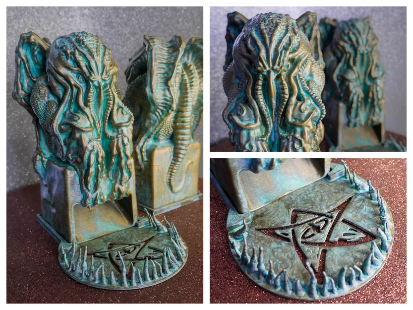 Khay Đựng Xúc Xắc dạng Tháp Cthulhu (Dice Tray por Cthulhu Tower) - Image 2