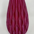 Mẫu lọ hoa trang trí 3D họa tiết xoắn nghệ thuật (Vase) - Thumbnail 3