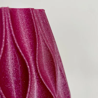 Mẫu lọ hoa trang trí 3D họa tiết xoắn nghệ thuật (Vase)