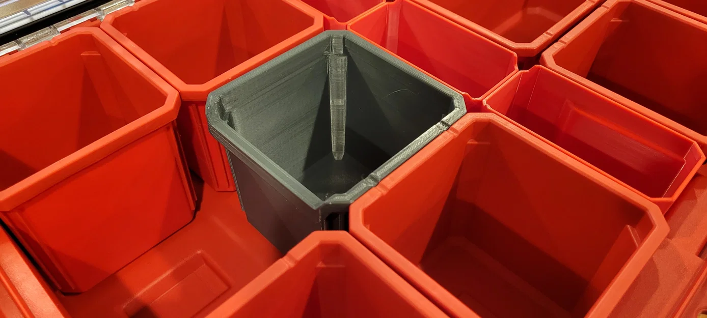 Khay Milwaukee Packout Organizer - Vuông khoét relief - Image 3