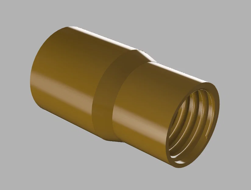Khớp nối ống máy hút bụi từ 43mm sang 50mm (File in 3D) - Image 1