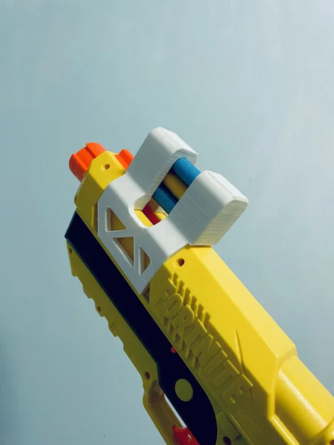 Bộ nạp đạn nhanh (Quickloader) cho súng NERF Fortnite SP-L in 3D - Image 1
