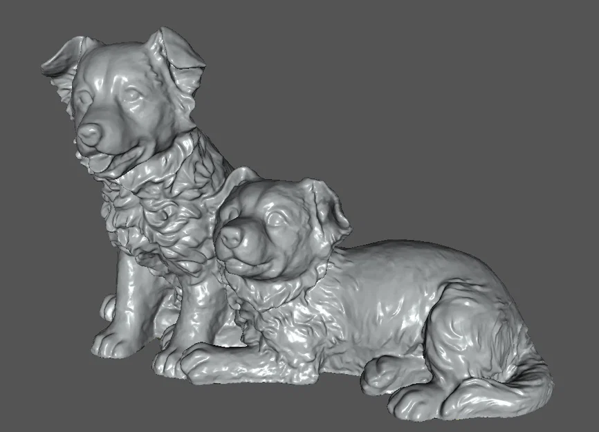 Mô hình in 3D cặp cún Border Collie đáng yêu - Image 3