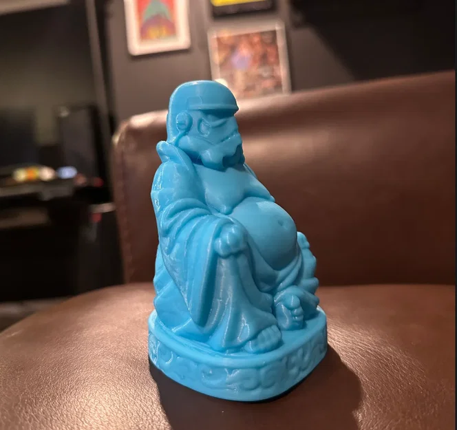 Mô hình Stormtrooper Buddha 3D độc đáo trang trí bàn làm việc - Image 1