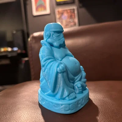 Mô hình Stormtrooper Buddha 3D độc đáo trang trí bàn làm việc