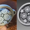 Móc khóa Fidget Spinner với bánh răng chuyển động - Thumbnail 1