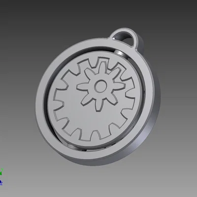 Móc khóa Fidget Spinner với bánh răng chuyển động