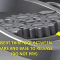 Móc khóa Fidget Spinner với bánh răng chuyển động - Thumbnail 3