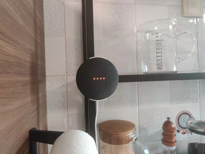 Ngàm gắn Google Mini bằng nam châm/băng keo (Google Mini Magnetic/Tape Mount) - Image 1