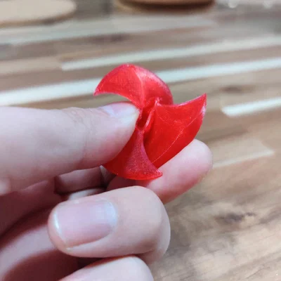 Cánh quạt ma sát thấp, overhang dễ in (TPU-friendly) cho thuyền lên cót