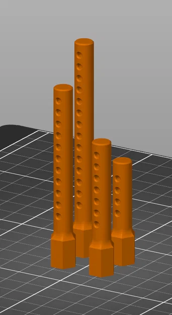 Chốt gắn thân xe RC (RC Car body posts) - Image 1