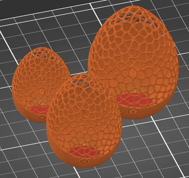 Trứng Phục Sinh Voronoi một phần cắt xéo - Image 3