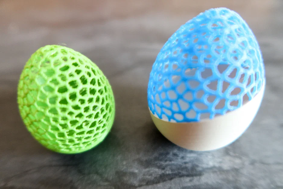 Trứng Phục Sinh Voronoi một phần cắt xéo - Image 5