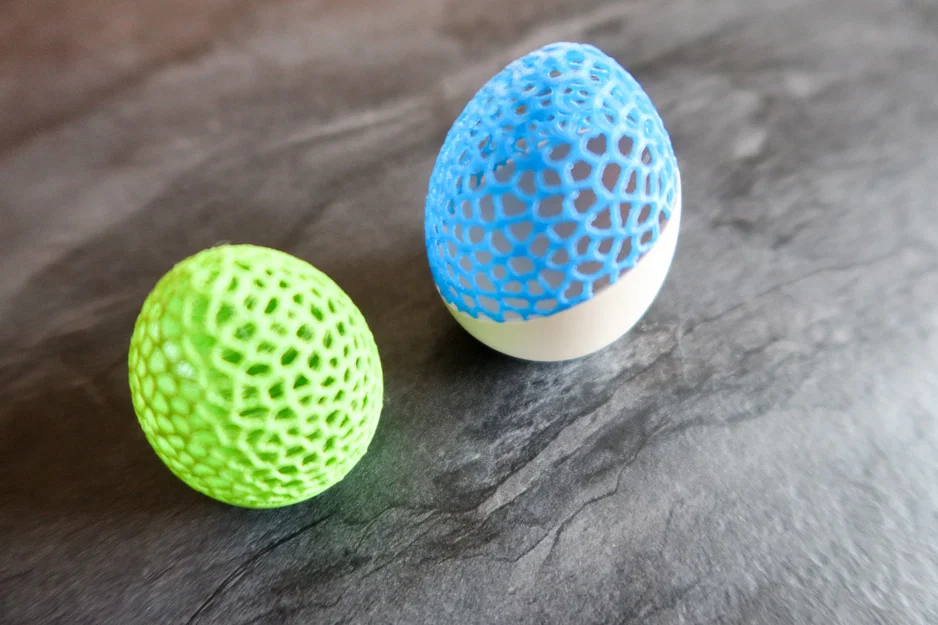 Trứng Phục Sinh Voronoi một phần cắt xéo - Image 6