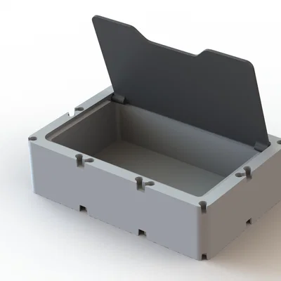 MMSS 2x3 Module - Hộp Đựng Có Nắp Gập