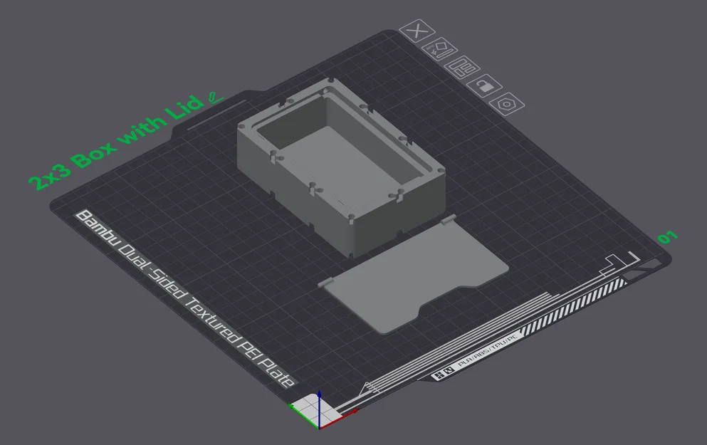 MMSS 2x3 Module - Hộp Đựng Có Nắp Gập - Image 3