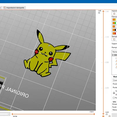 Mô hình móc khóa Pokémon Pikachu 3D - Dễ in, siêu đáng yêu
