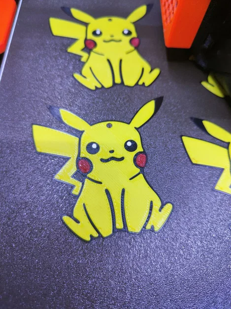 Mô hình móc khóa Pokémon Pikachu 3D - Dễ in, siêu đáng yêu - Image 6