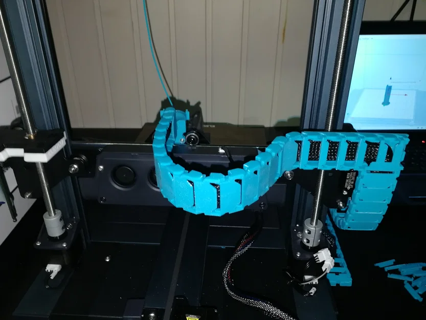 Elegoo Neptune 4/4PRO Cable Chain (ngàm 90° mới & Z mount nối chain) - Image 1
